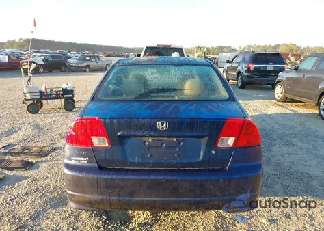 2004 Honda Civic Lx из США, поврежденный, VIN 2HGES16514H547371